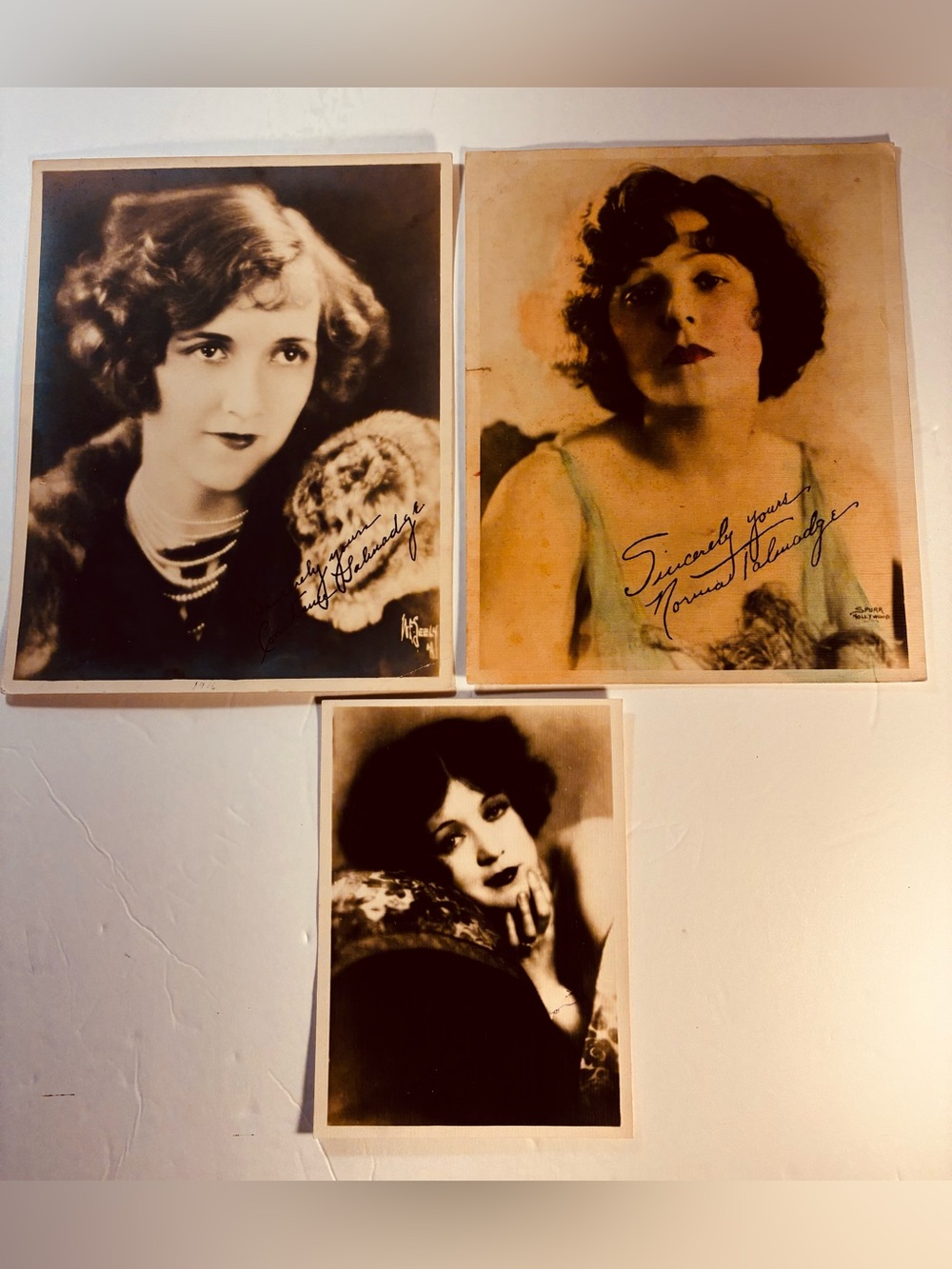 Antique Movie Star Photos- Norma & Constance Talmadge, Marie Prevost